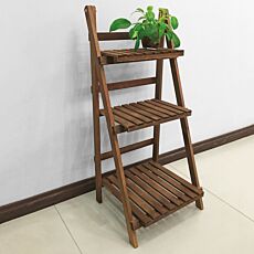 Pflanzentopf-Regal aus Fichtenholz