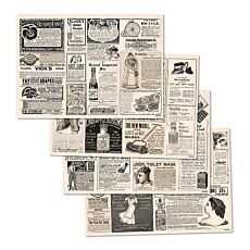 Set de table en papier «Newspaper», 48 feuilles, motif journal