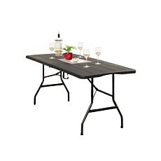 Table en synthétique, pliable, pour 8-10 personnes