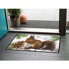 Paillasson avec motif écureuil, 50x75 cm