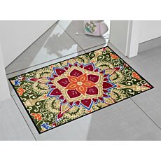 Fussmatte Flower, 50 x 75 cm, rutschfest & waschbar