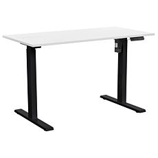 Elektrisches Sitz-/Stehpult FlexDesk, höhenverstellbar weiss