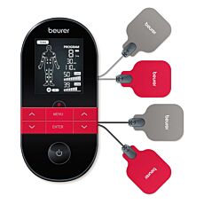 Beurer Digital-TENS/EMS «4-en-1», traitement de la douleur avec fonction chauffante