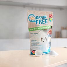 Granulat «Pure 100 Drain Free», gegen verstopfte Abflüsse