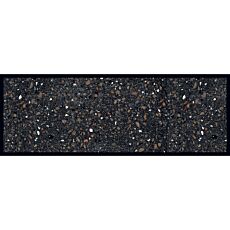 Küchenläufer «Terrazzo», schwarz, 50x150 cm