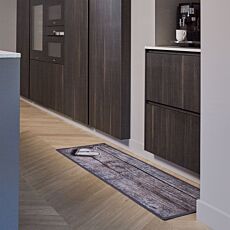 Tapis de cuisine Cook & Wash «Cœur de bois», antidérapant, 50x150 cm