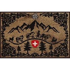Türvorlage Schweizer Berge, 50x75 cm
