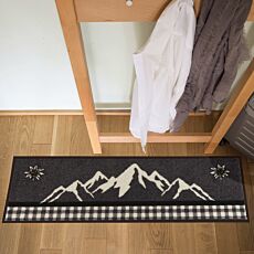 Fussmatte Bergland Edelweiss, 30x100 cm
