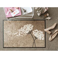 Türvorlage «Wishful Blossom», Pusteblumen-Design, rutschfest, für Innen und Aussen