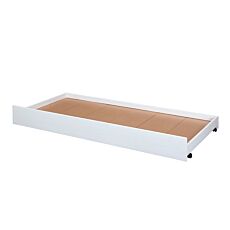 Bettschublade für Einzelbetten, 90x200 cm, auf Rollen, weiss