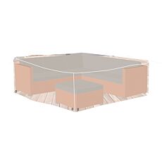Housse de protection pour salon d'extérieur, 300 x 292 x 80 cm, résistante aux intempéries