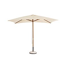 Parasol «Syros», support en bois avec poulie