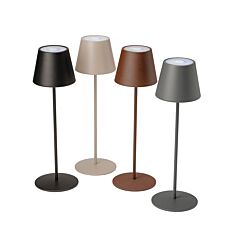 Lampe de table LED, intensité variable, avec changement de couleur et câble de recharge USB