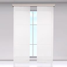 Schiebevorhang transparent weiss