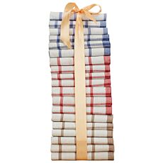 Küchentücher, 20 Stück, traditionell kariert