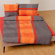 Bettwäsche mit geometrischem Muster – 240x240 cm