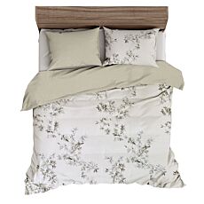 Garnitur mit floralen Akzenten