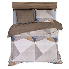 Garnitur mit geometrischen Linien