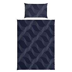 Linge de lit au motif ondulé moderne