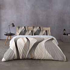 Linge de lit à motif à rayures verticales