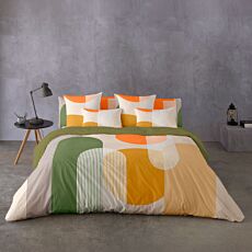 Linge de lit à motifs graphiques