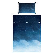Garnitur mit Mond- und Sternenmotiv