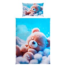 Garnitur mit grossem Teddy-Motiv 3D