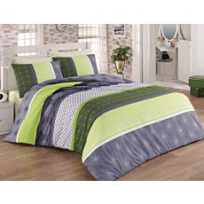 Linge de lit à motifs graphiques