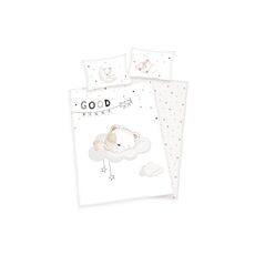 Linge de lit avec petit ours sur un nuage