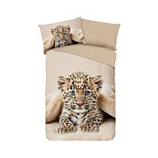 Parure de lit avec petit léopard câlin