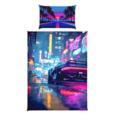 Bettwäsche mit Cyberpunk-Automotiv