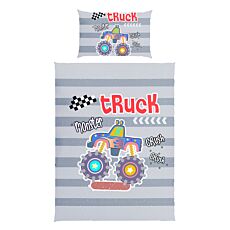 Bettwäsche im coolen Monstertruck-Look