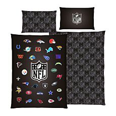 Parure de lit avec logos de la NFL