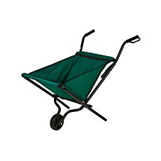 Zusammenklappbare Schubkarre, max. Belastung 30-40 kg, grün