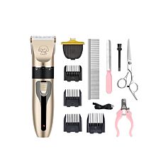 InnovaGoods Set de tondeuse pour animaux «Pet Grooming», 9 pièces