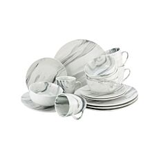 CreaTable Service «Marbre», 16 pièces, 4 personnes