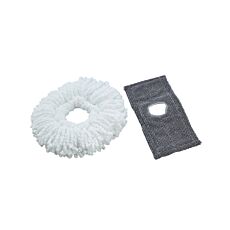 Mopp 2er-Set, Wischmopp/Bodenwischer
