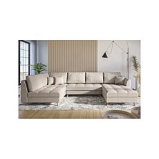 Wohnlandschaft «Ario», 310x161x81 cm beige