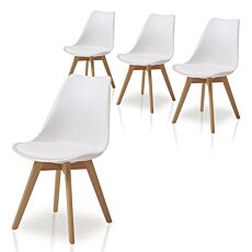 Chaises «Moon», set de 4