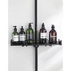 Étagère de salle de bain, amovible et extensible, Lo32-48xLa12xH8 cm