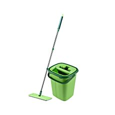 Flat Mop, seau avec 2 compartiments