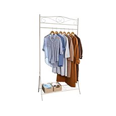 SONGMICS Dressing «Country», en métal, blanc