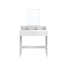 SONGMICS Schminktisch mit 2 Schubladen, B 80 x H 140 x T 40 cm