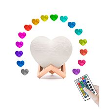 Lampe «Heart Light», 16 couleurs, Ø10 cm