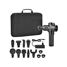Pistolet de massage, 30 vitesses, 9 têtes de massage