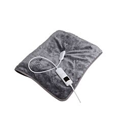 Plaid chauffant 180 x 130 cm, gris