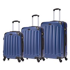 TRAVEL EXPEDITION Kofferset «Star», 3-teilig – blau