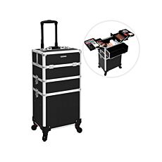 SONGMICS Kosmetikkoffer, Set, 3-teilig, H 71 cm