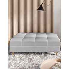 Hocker zu Wohnlandschaft Ario (118x73x40 cm) grau