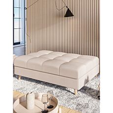 Hocker zu Wohnlandschaft Ario (118x73x40 cm) beige